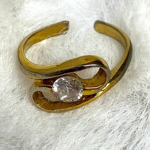 925 CZ toe ring